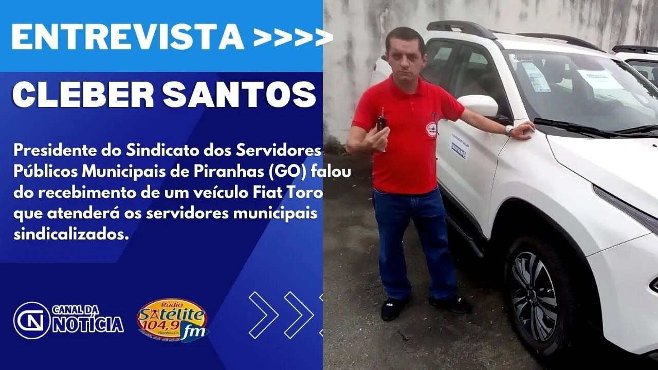 SINDICATO DOS SERVIDORES PÚBLICOS MUNICIPAIS DE PIRANHAS (GO) RECEBE VEÍCULO 0KM