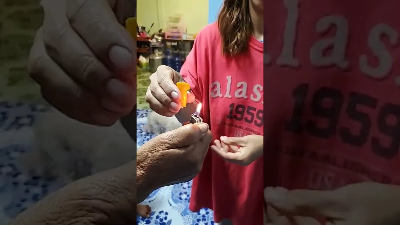 Amazing Trick with Lighter and Orange Peel!