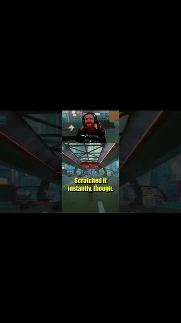 Cyberpunk2077 - The immediate ego trip when I get a cool bike #shorts