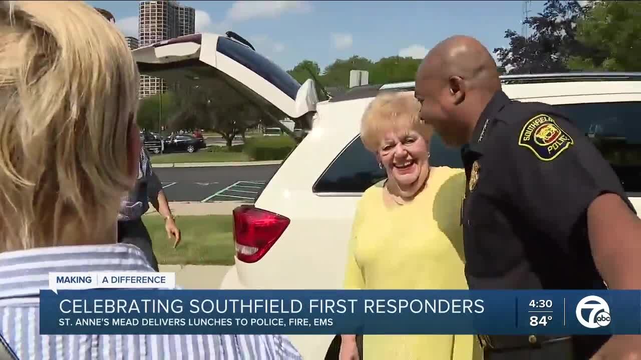 St. Anne's Mead delivers lunches to police, fire and EMS