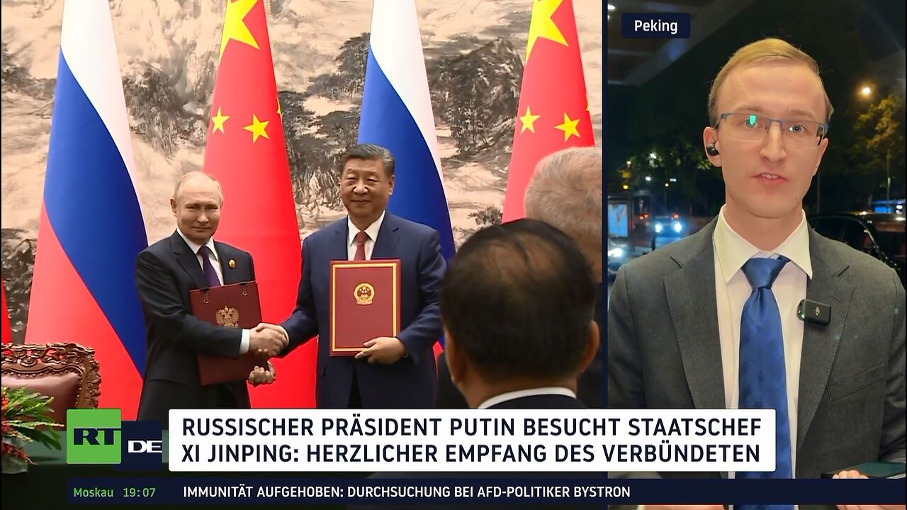 Putin in China: Rückblick auf den ersten Tag seines Staatsbesuchs