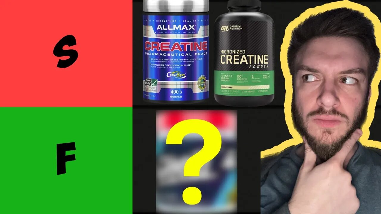 Ranking Creatine Brands on a Tier List