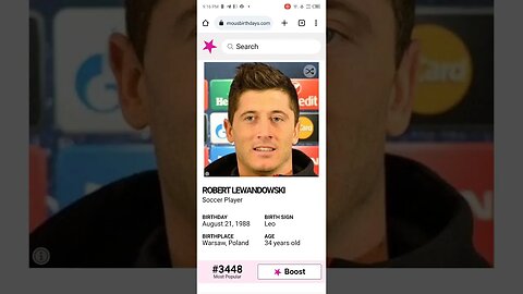 HAPPY 34 BIRTHDAY ROBERT LEWANDOWSKI