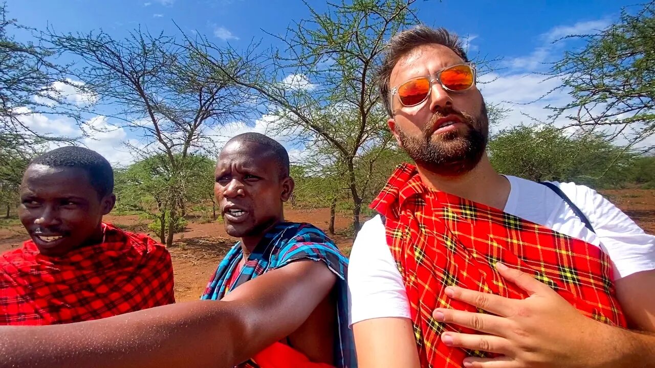 Maasai Hunting for Giraffe!