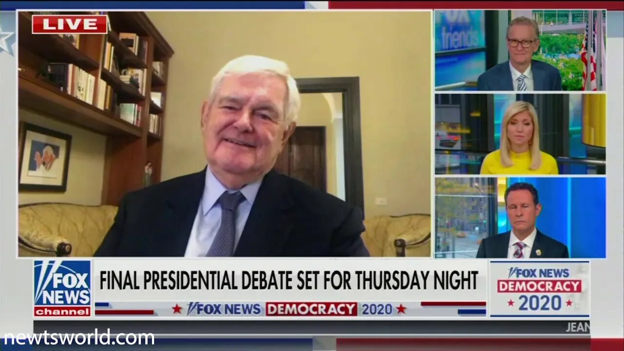 Newt Gingrich on Fox and Friends | Oct 19, 2020