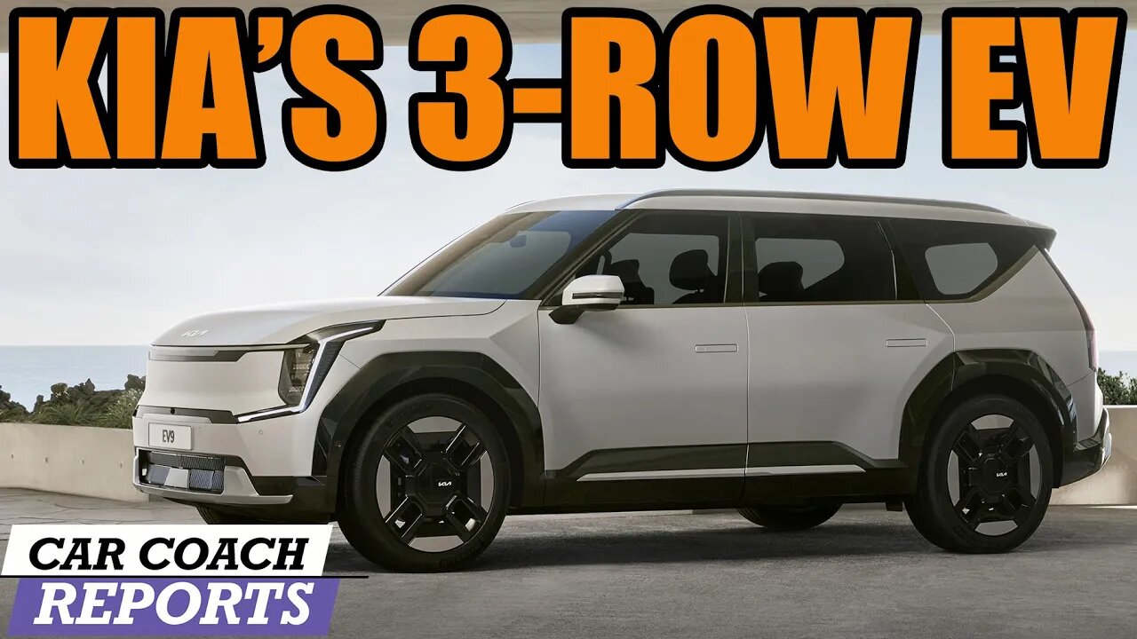 2024 Kia EV9 ELECTRIC 3-Row SUV // FIRST LOOK