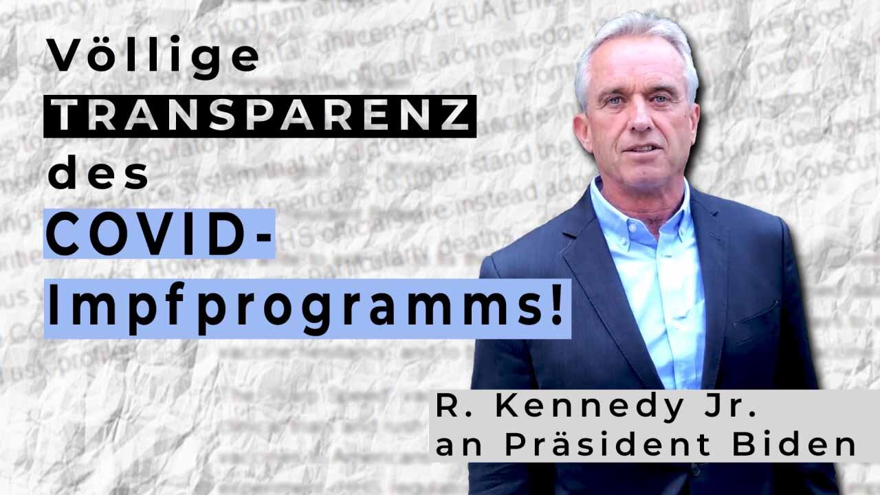 Kennedy Jr. fordert Transparenz des Impfprogramms