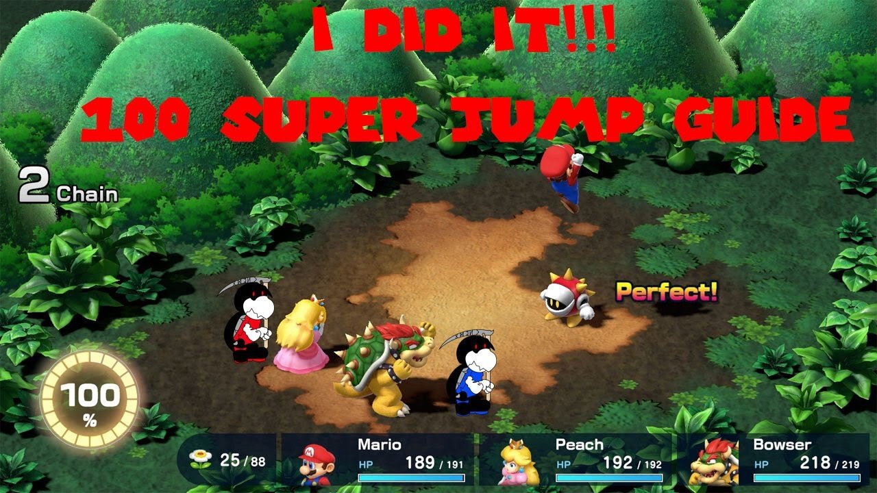 Super Mario RPG 100 Jump Challenge guide