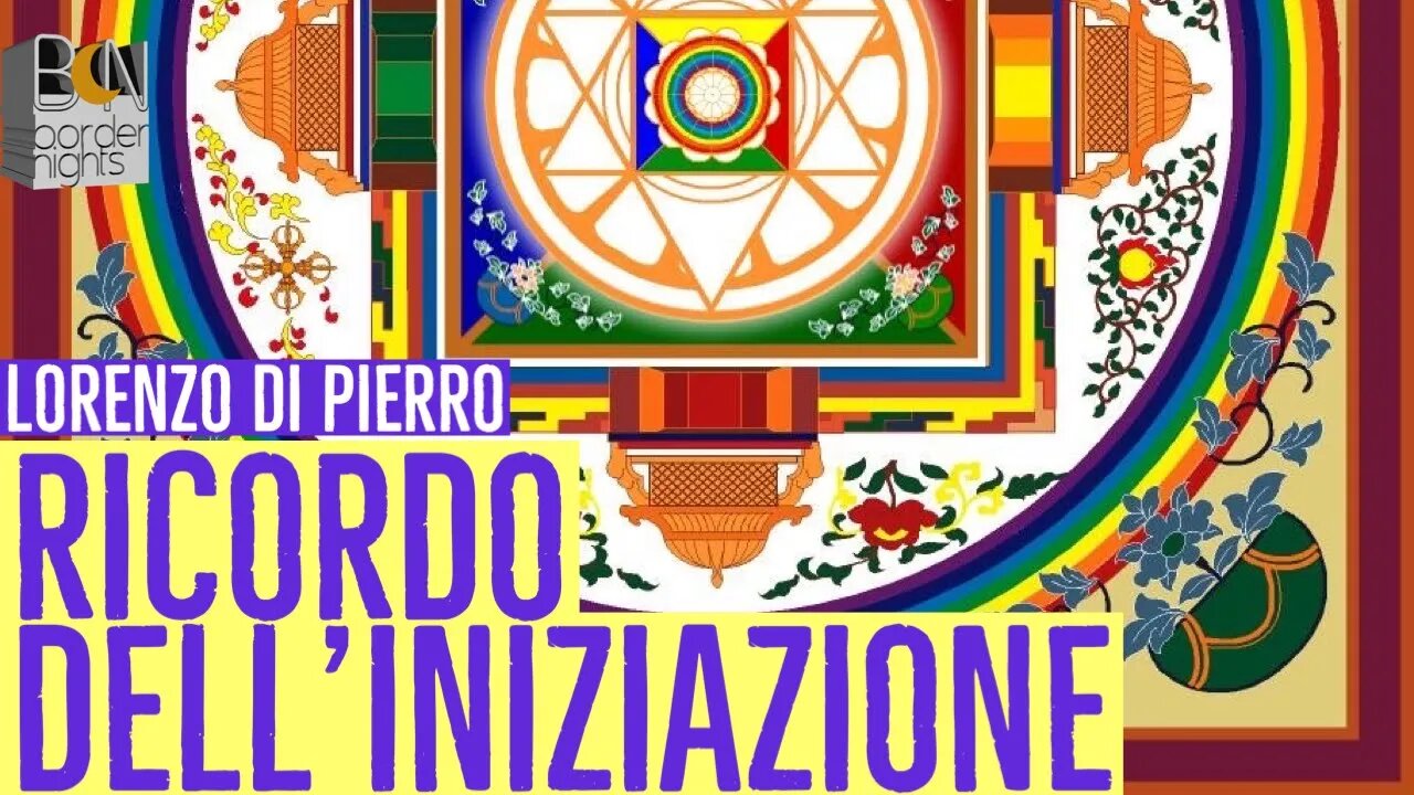 RICORDO DELL'INIZIAZIONE - LORENZO DI PIERRO