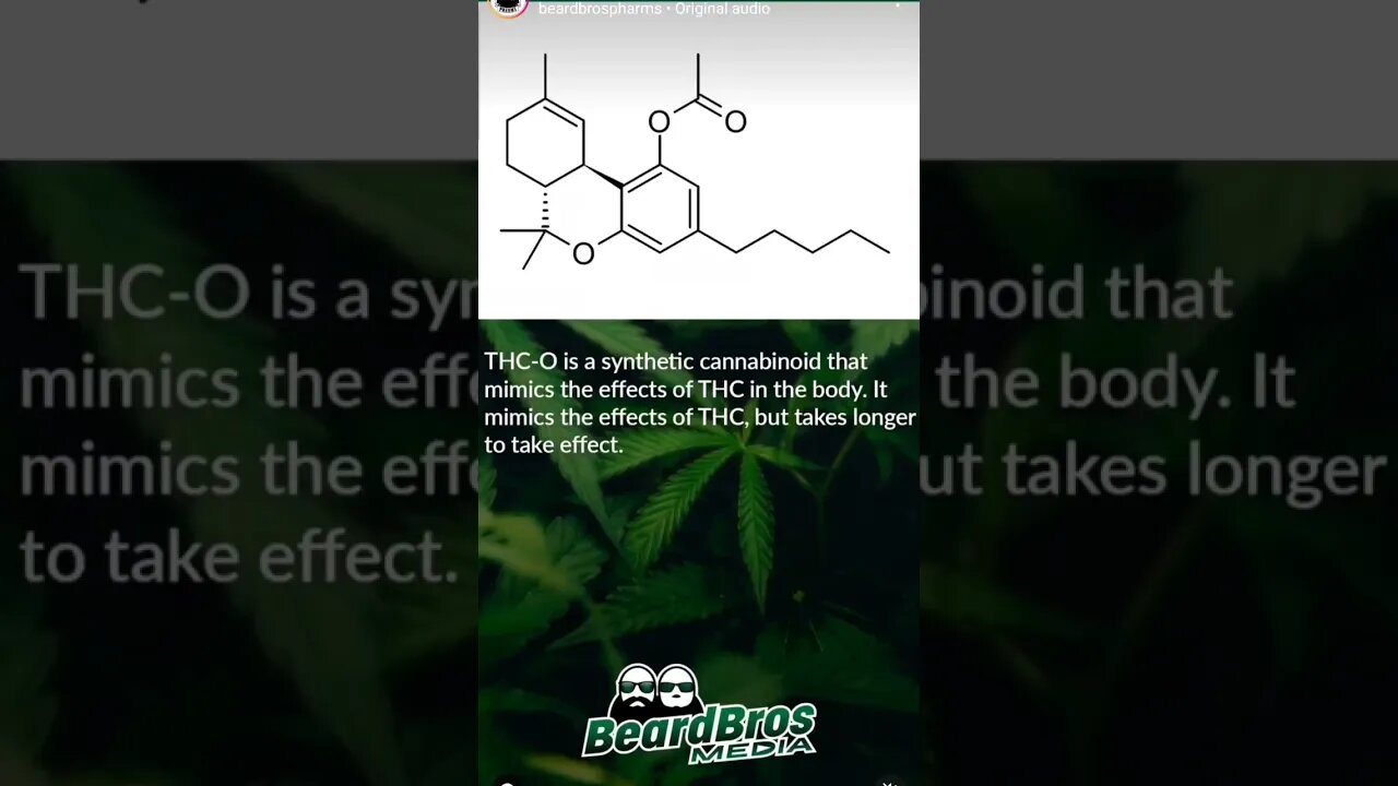 What is THC-O? (Tetrahydrocannabinol) #shorts