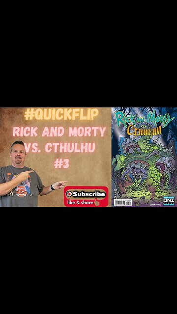 Rick and Morty vs. Cthulhu #3 Oni Press #QuickFlip Comic Book Review Jim Zub,Leonardo Ito #shorts