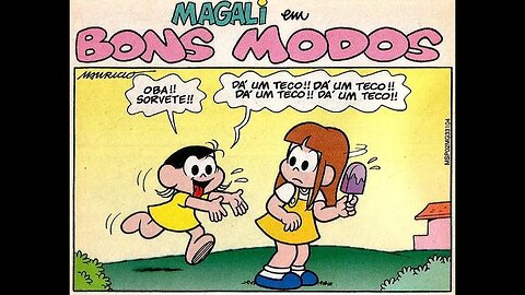 Magali em-Bons modos | Gibis do Rapha 2