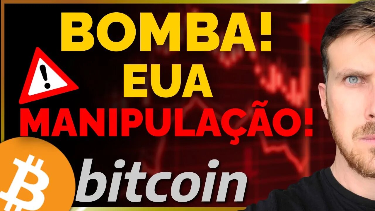 BOMBA! OS EUA MANIPULANDO O PREÇO DO BITCOIN! [CUIDADO!]