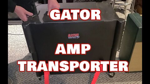 Gator Cases Molded Plastic 1X12 Combo Amp Transporter and Stand