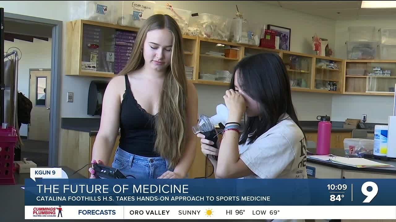 Catalina Foothills High School’s sports medicine program helping students’ future