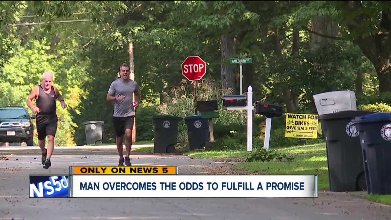 Man who was seriously injured will run marathon