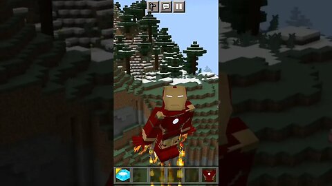 homem de ferro no universo do minecraft!!!😱😱😱😱 #viral #minecraft #shorts sh