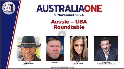 AustraliaOne Party (A1) - Aussie-USA Roundtable (2 November 2024)