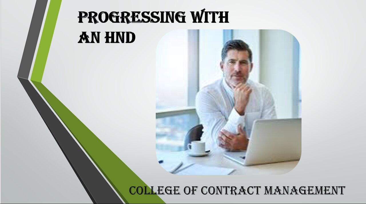 Progressing with an HND Level