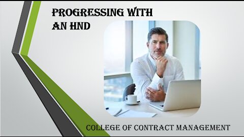 Progressing with an HND Level