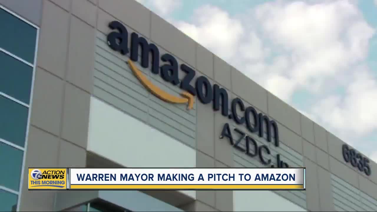 Warren mayor makes pitch to Amazon