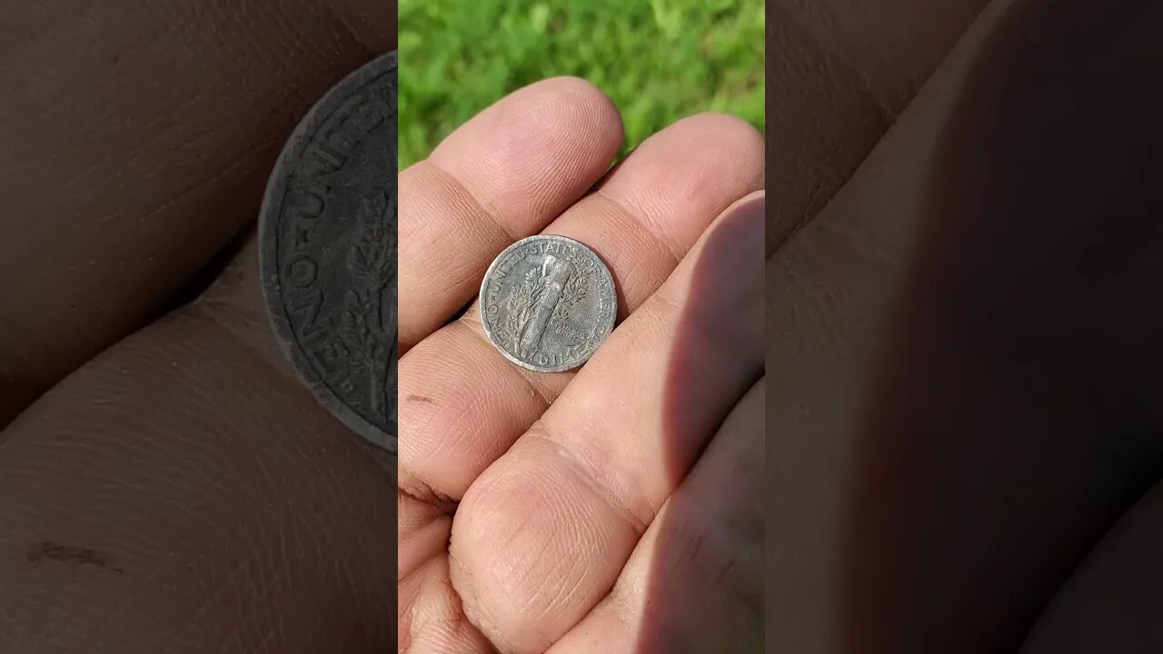 Another Merc! #metaldetecting #button #coin #trendin #silver #civilwar #battlefield #relic #treasure
