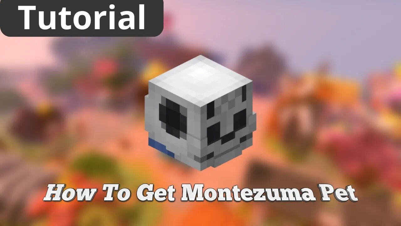 How To Get MONTEZUMA PET in Hypixel Skyblock