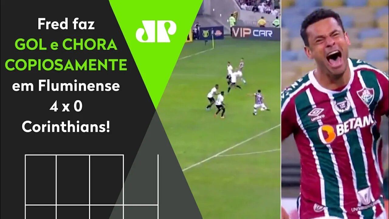 EMOCIONANTE! OLHA o GOL de Fred que fez o Maracanã CHORAR MUITO em Fluminense 4 x 0 Corinthians!