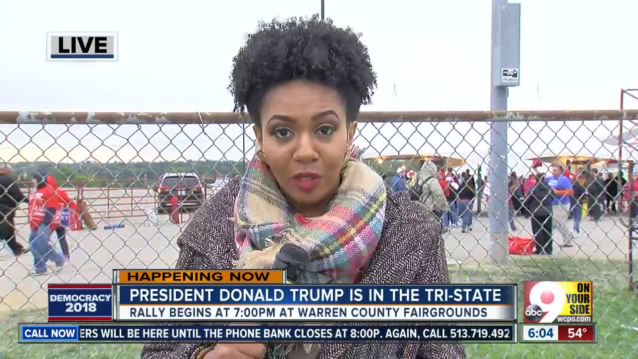 President Donald Trump comes to the Tri-State