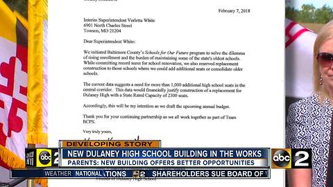 A new Dulaney High School in the works, parents weigh in