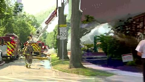 Firefighters respond to fire at Fernway Elementary in Shaker Heights