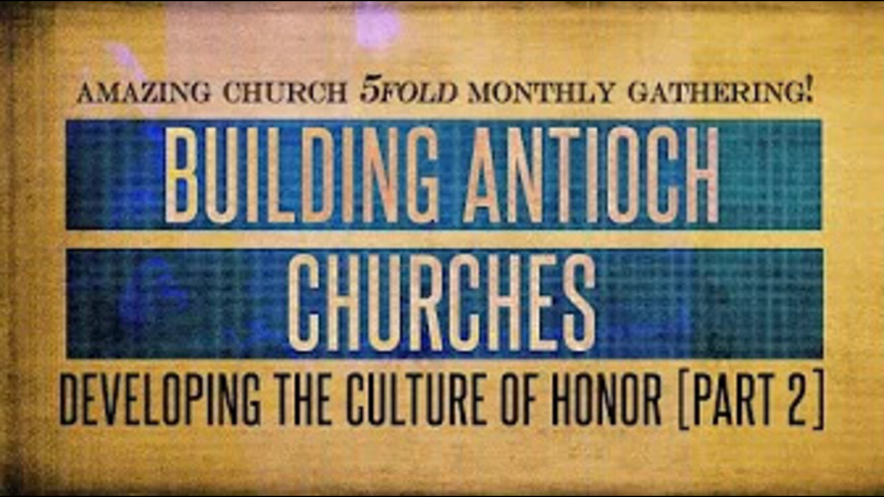 Building Antioch Churches In Modern Era! 2022-07-04 19:14