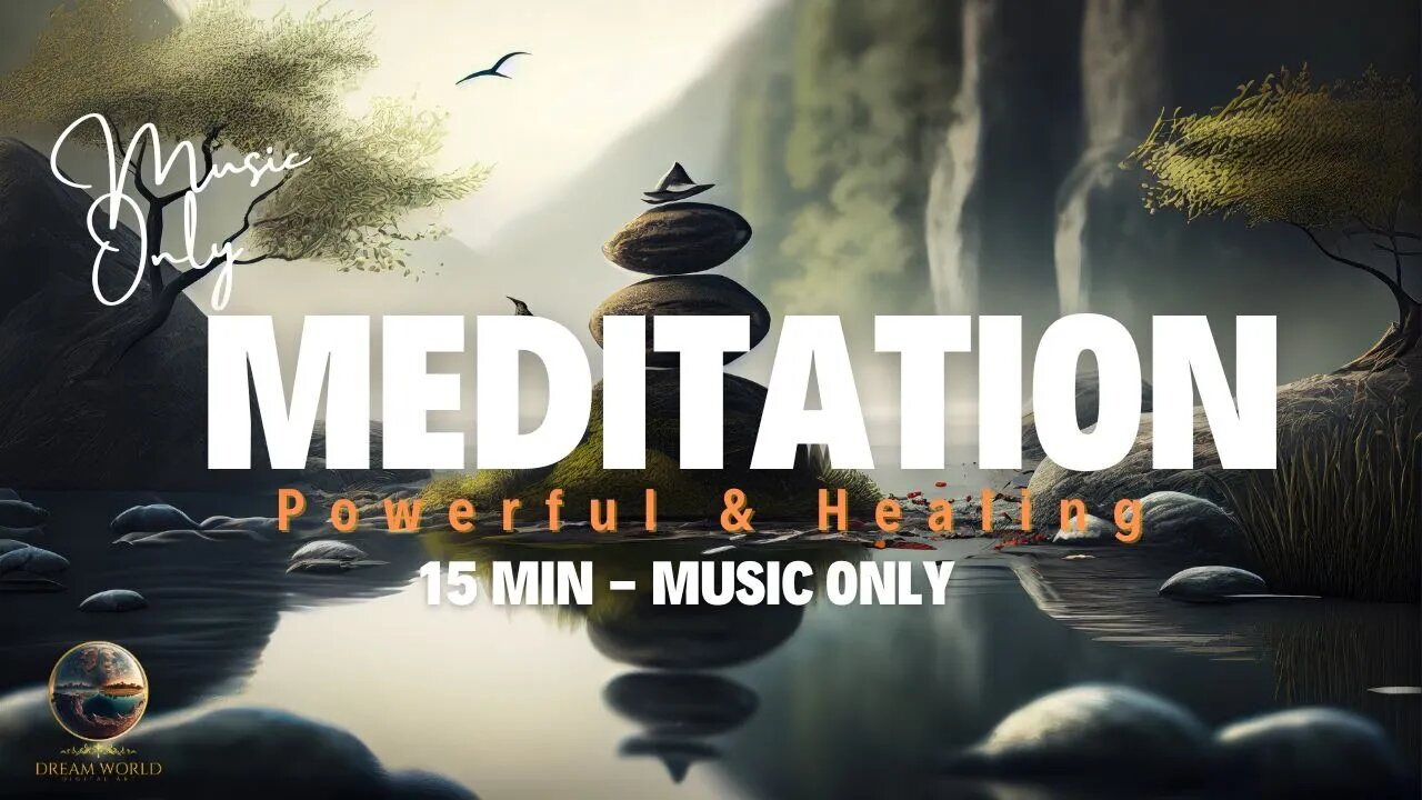 15 mins Music Only Self Healing Meditation Exclusive Digital Art and Music Episode 2