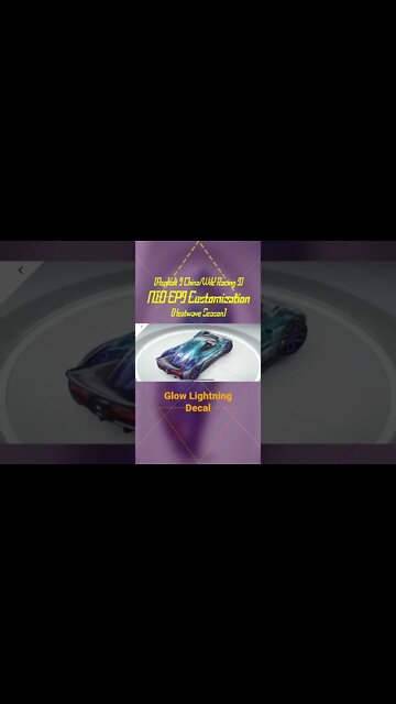 [Asphalt 9 China (A9C/狂野飙车9)] NIO EP9 Cust | A Decal & Nitro Visual | Heatwave Season (#Shorts clip)