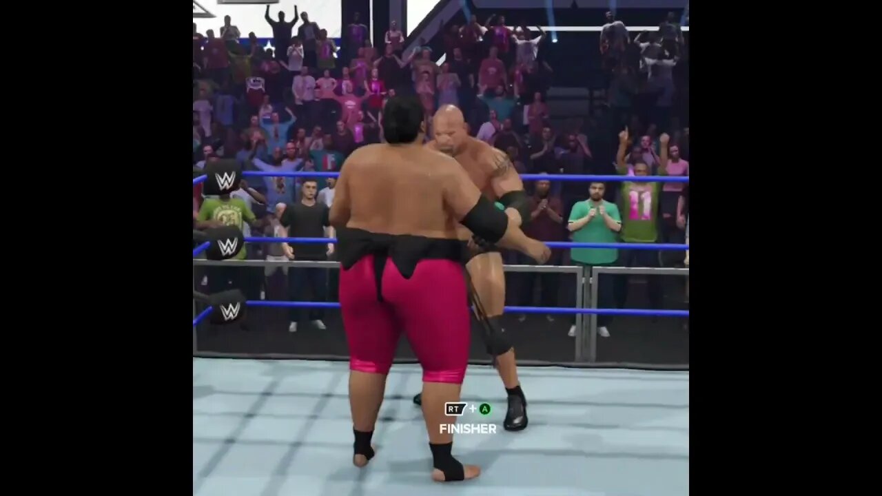 wwe 2k23 goldberg 1 spear and 3 jakehammer to yokozuna #wwe2k23gameplay #wwe2k23