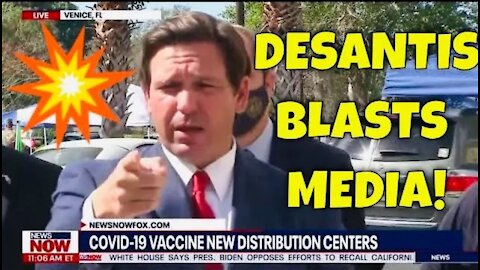 Ron DeSantis Blasts Media re: Mass Gatherings: "You only care about it if it's people you dont like"