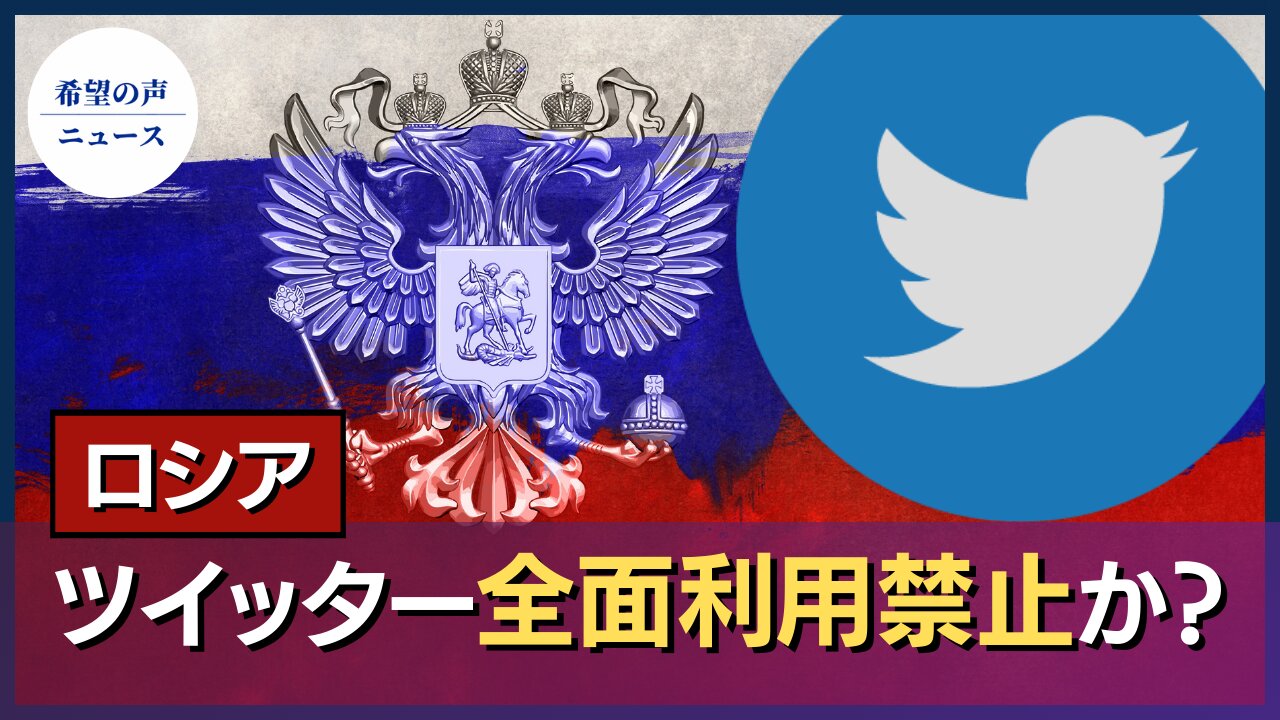 ロシア、Twitterの全面利用禁止も視野に【希望の声ニュース/hope news】