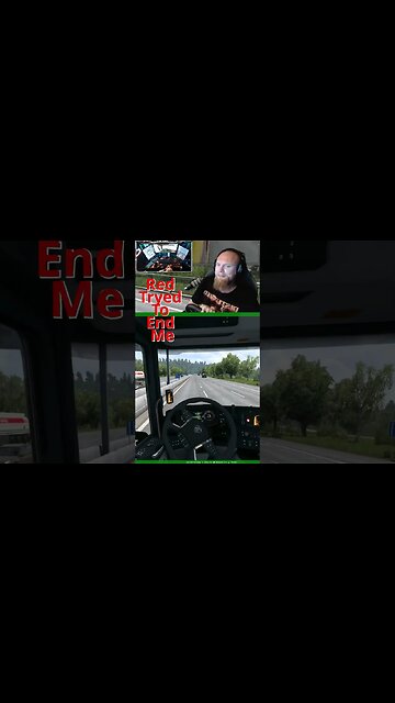 Red Tryed To End Me #eurotrucksimulator2 #ets2 #game #scandinavianwolf #streaming #shorts