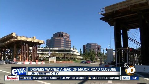 Drivers prepare for major University City road closure