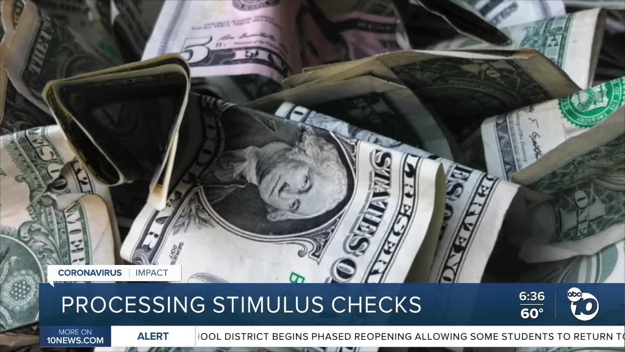 Processing stimulus checks