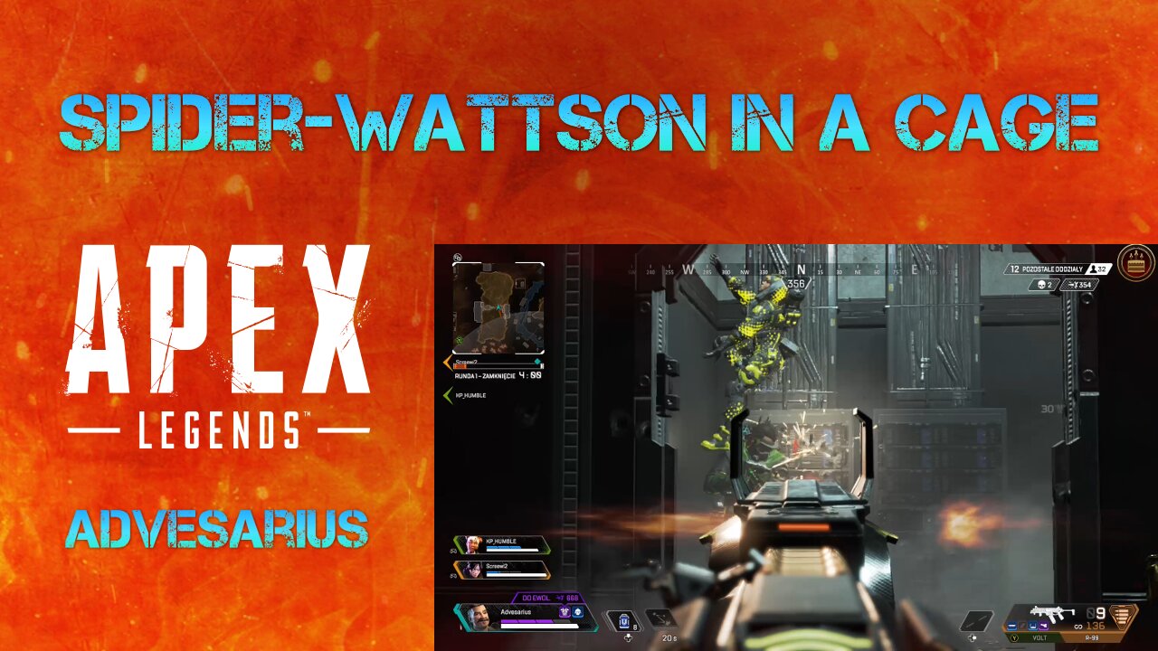 Apex Legends - spider-Wattson in a cage, Fuse Season 8 Gameplay