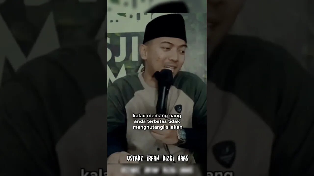 Jika ada yang mau berhutang pada kita - Ustadz Irfan Rizki Haas #ceramah #nasehat #fyp