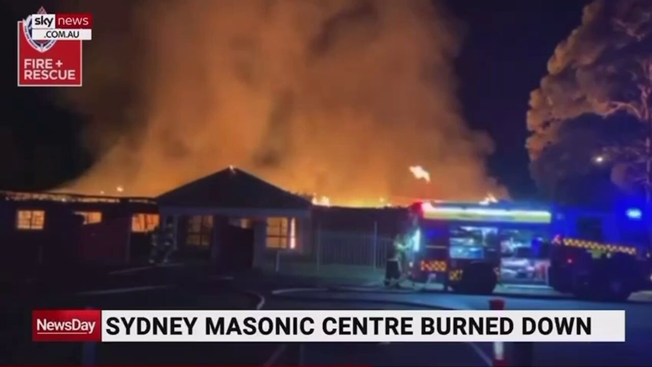 BREAKING: Sydney Masonic Centre Burned Down 🔥🔥🔥