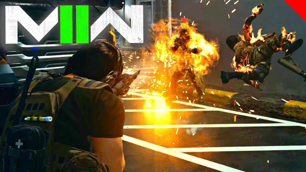 FLAMETHROWER!!! It's time to get diabolical... | MW2 3rd Person Gameplay