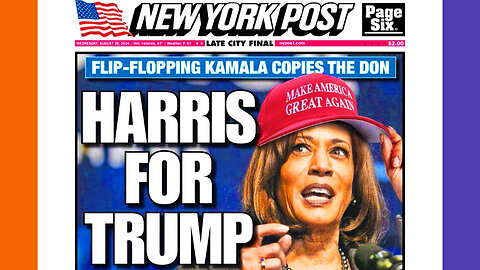 🔴LIVE: Kopy Kat Kamala, NY Times Turns On Kamala, RFK Jr Kept On Ballots 🟠⚪🟣