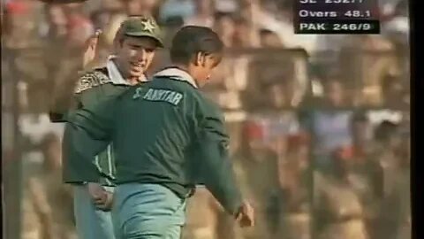 Wasim Akram 3/34 Vs Sri Lanka, 1999 | Jamshedpur | Pepsi Cup | Closing Moments