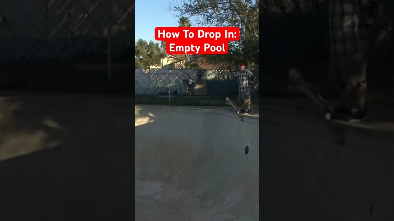 How To Drop In: Empty Pool 🛹Quick Tutorial