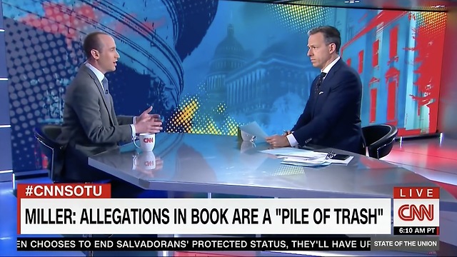 Stephen Miller Takes On Condascending CNN Jake Tapper