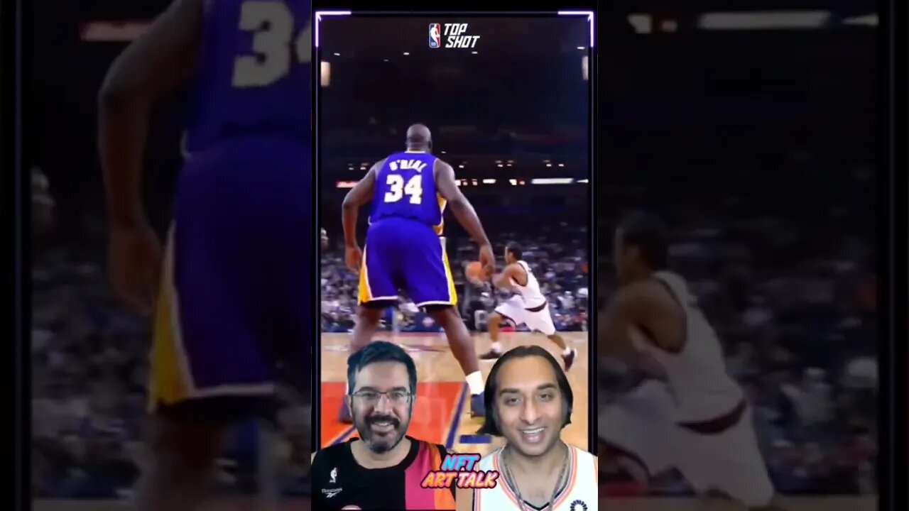 🏀 Shaq O’Neal vs. Allen Iverson NBA All Star Game #nba #basketball #nftarttalk
