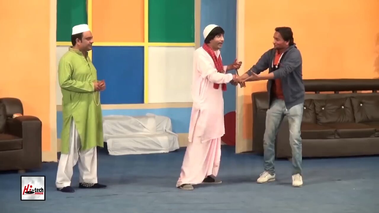 Pakistani stage drama with sajan abbas